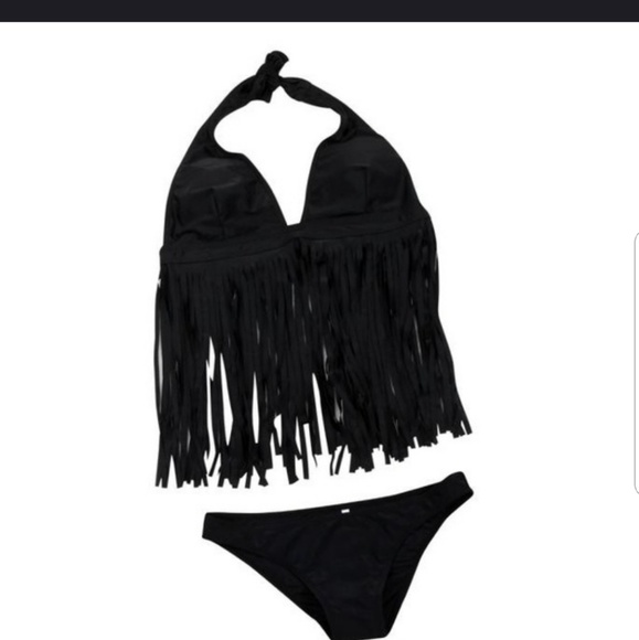 NEW HOT TWO PIECE FRINGE SUIT - Picture 2 of 8